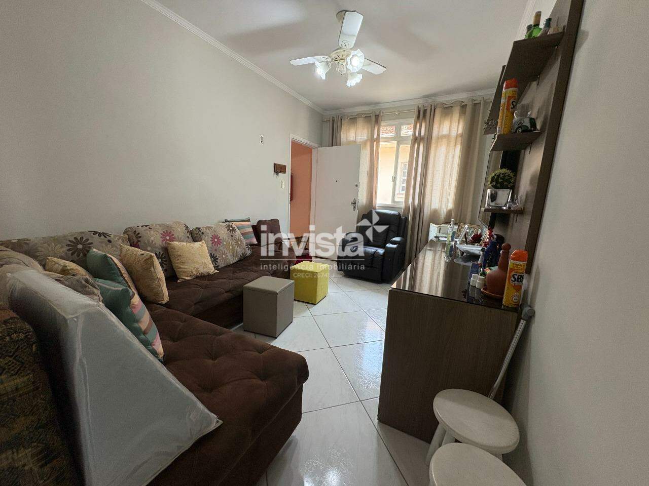 C&oacute;digo: 41951 R$ 450.000,00 Apartamento &agrave; venda em Santos-SP no bairro Marap&eacute;, com 2 dormit&oacute;rios e 75m&sup2; 75 m&sup2; 2 quartos 2 vagas - Santos