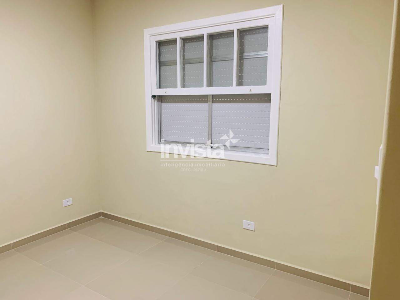Apartamento residencial para aluguel no Embar&eacute; (Santos) com 90m&sup2;, 2 quartos e 1 vaga - Santos