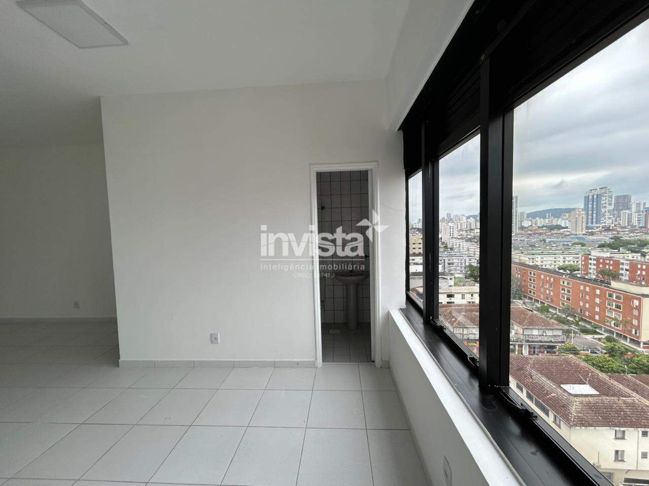Sala Comercial para aluguel no bairro Aparecida - Santos