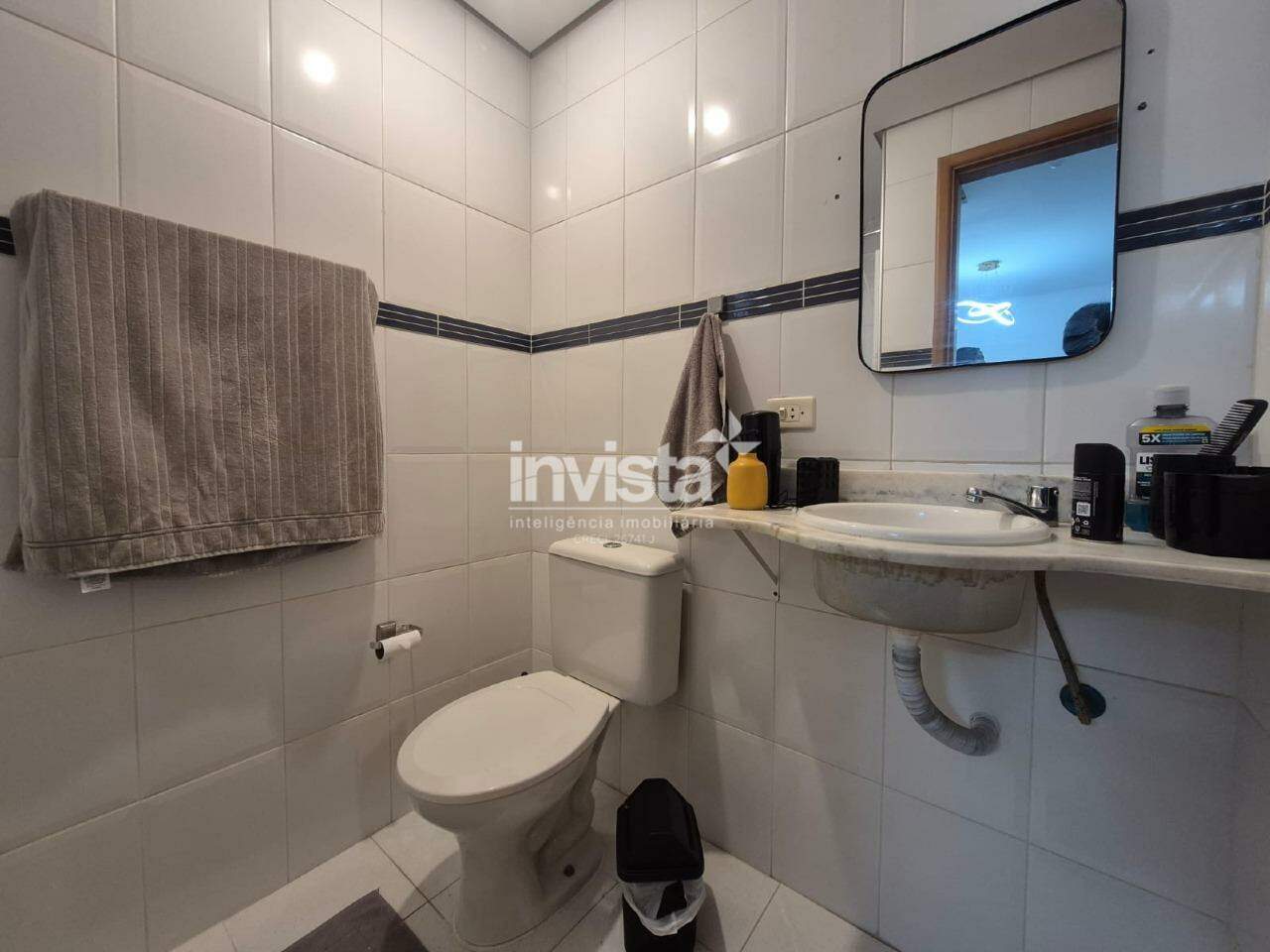 Apartamento semi mobiliado com 1 dormit&oacute;rio no bairro Aparecida - Santos