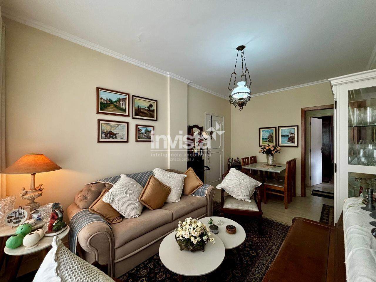 C&oacute;digo: 42056 R$ 489.000,00 Apartamento &agrave; venda em Santos-SP no bairro Ponta da Praia, com 2 dormit&oacute;rios e 95m&sup2; 95 m&sup2; 2 quartos 1 vaga - Santos
