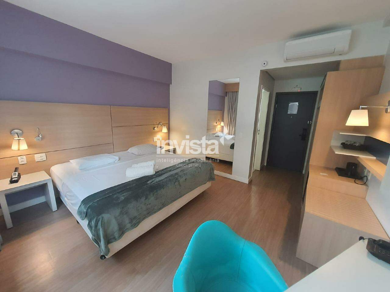 C&oacute;digo: 42062 R$ 4.000,00 Studio para alugar em Santos-SP no bairro Pomp&eacute;ia, com 1 dormit&oacute;rio e 25m&sup2; 25 m&sup2; 1 quarto 0 vagas - Santos