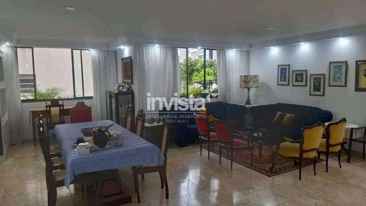 C&oacute;digo: 42063 R$ 8.500,00 Apartamento para alugar em Santos-SP no bairro Boqueir&atilde;o, com 3 dormit&oacute;rios e 175m&sup2; 175 m&sup2; 3 quartos 2 vagas - Santos