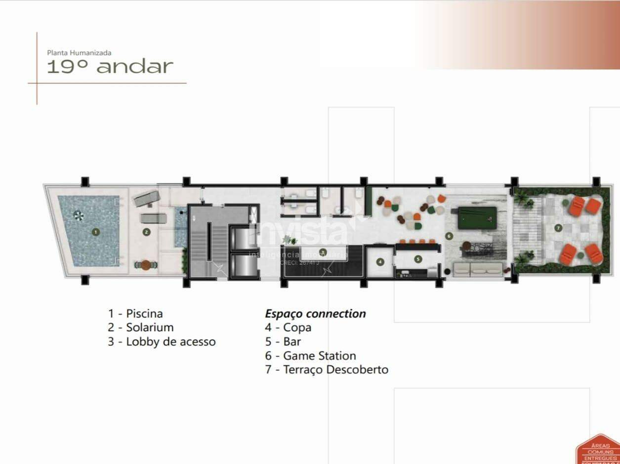 Apartamento &agrave; venda no bairro Boqueir&atilde;o - Santos