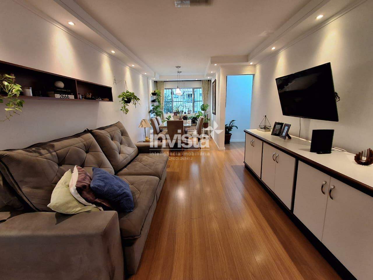 C&oacute;digo: 42074 R$ 650.000,00 Apartamento &agrave; venda em Santos-SP no bairro Campo Grande, com 2 dormit&oacute;rios e 90m&sup2; 90 m&sup2; 2 quartos 1 vaga - Santos