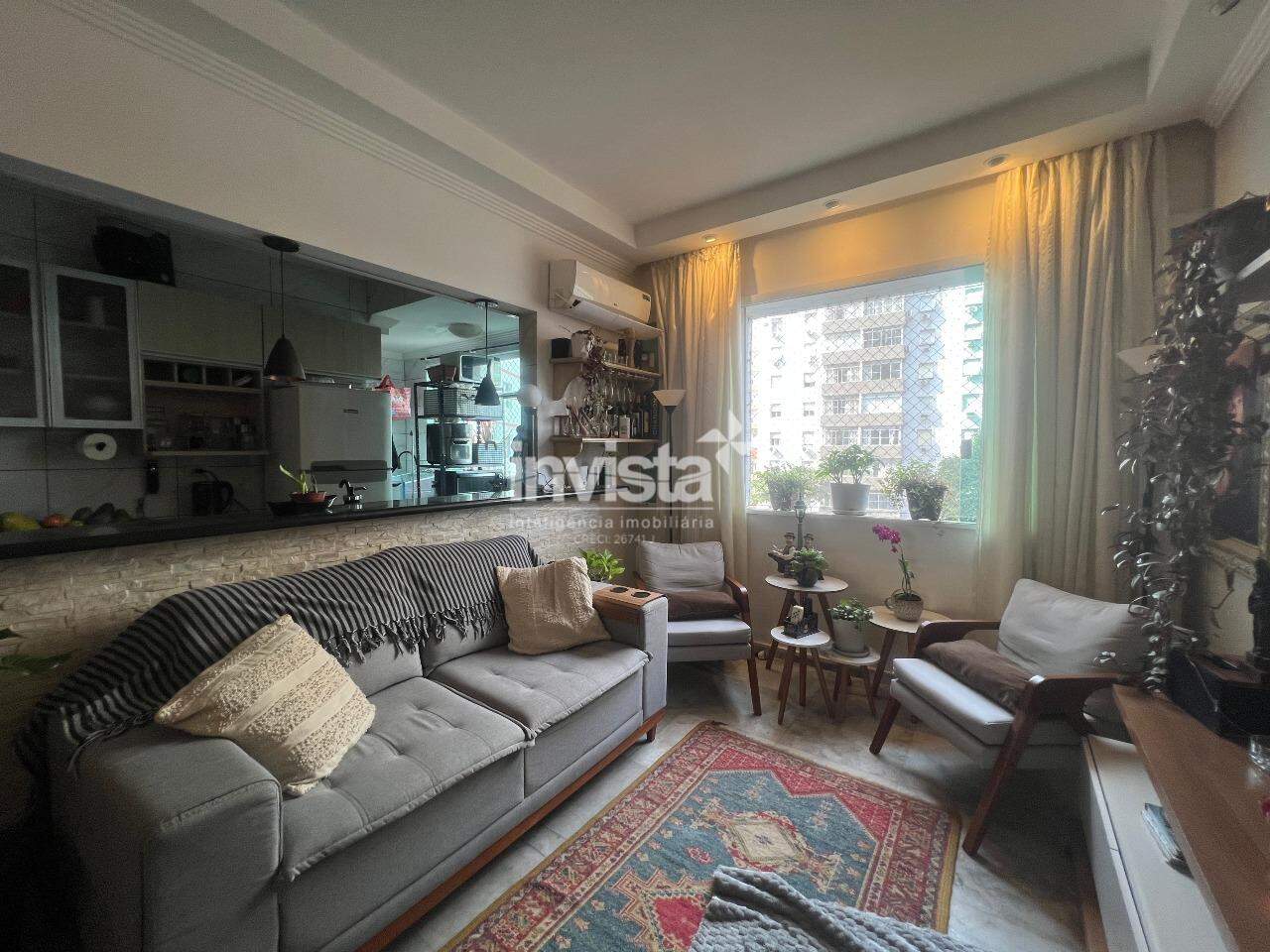 C&oacute;digo: 42091 R$ 4.650,00 Apartamento para alugar em Santos-SP no bairro Jos&eacute; Menino, com 2 dormit&oacute;rios e 82m&sup2; 82 m&sup2; 2 quartos 0 vagas - Santos