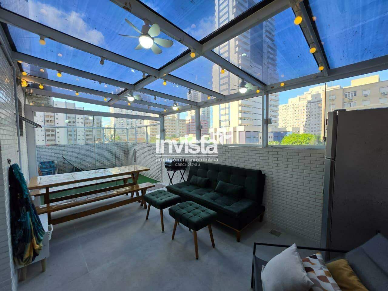 C&oacute;digo: 42117 R$ 8.300,00 Apartamento Garden para alugar em Santos-SP no bairro Boqueir&atilde;o, com 2 dormit&oacute;rios e 82m&sup2; 82 m&sup2; 2 quartos 1 vaga - Santos
