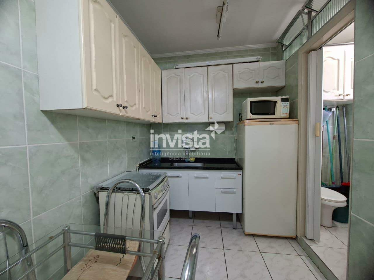 Exceleten apartamento em pr&eacute;dio frente mar - Santos