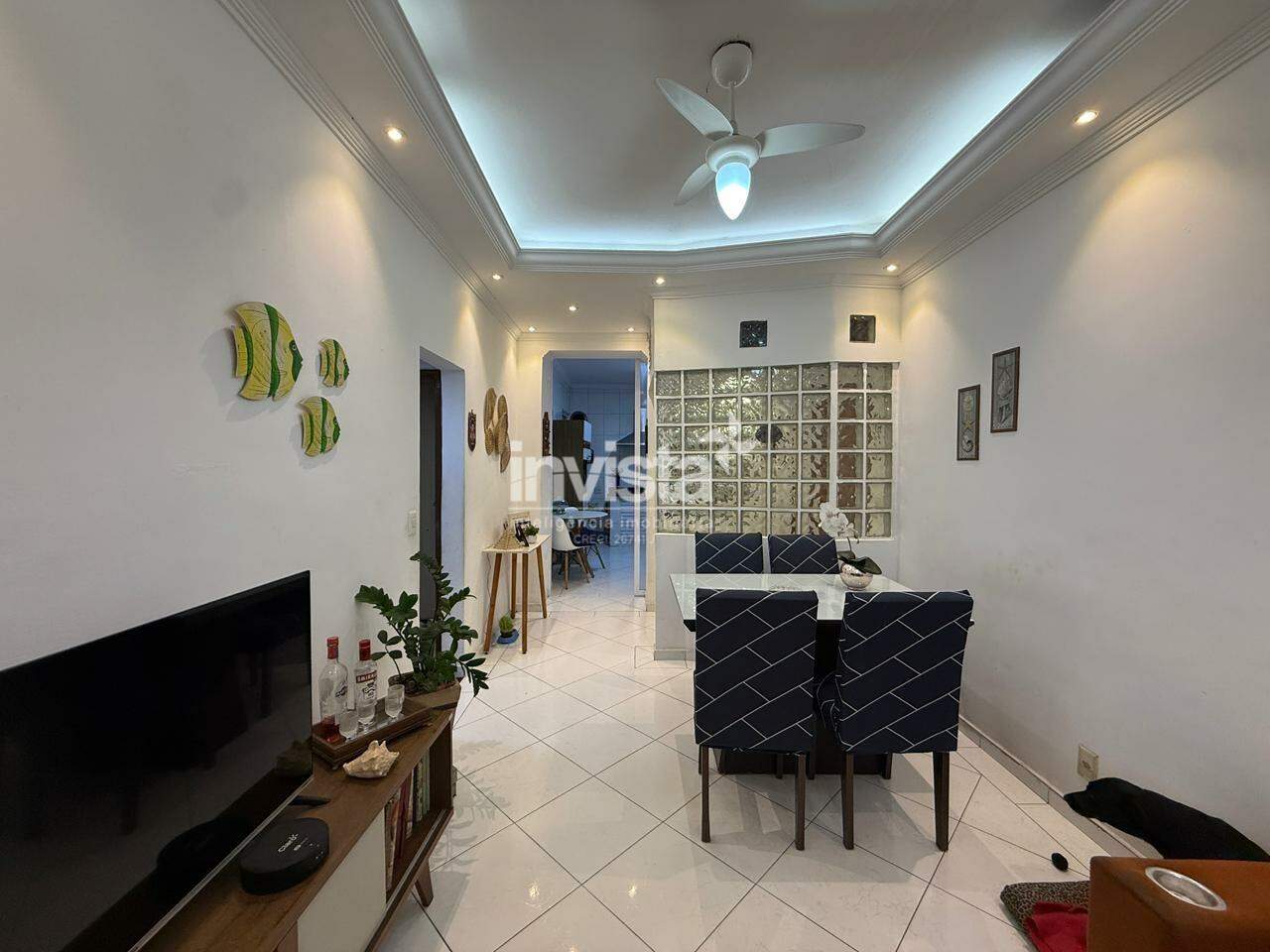 C&oacute;digo: 42144 R$ 6.500,00 Apartamento para alugar em Santos-SP no bairro Boqueir&atilde;o, com 2 dormit&oacute;rios e 77m&sup2; 77 m&sup2; 2 quartos 1 vaga - Santos