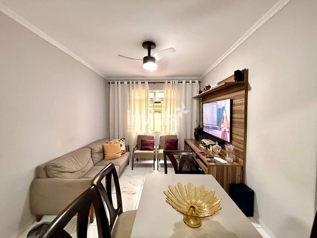 C&oacute;digo: 42174 R$ 375.000,00 Apartamento &agrave; venda em Santos-SP no bairro Aparecida, com 2 dormit&oacute;rios e 58m&sup2; 58 m&sup2; 2 quartos 1 vaga - Santos