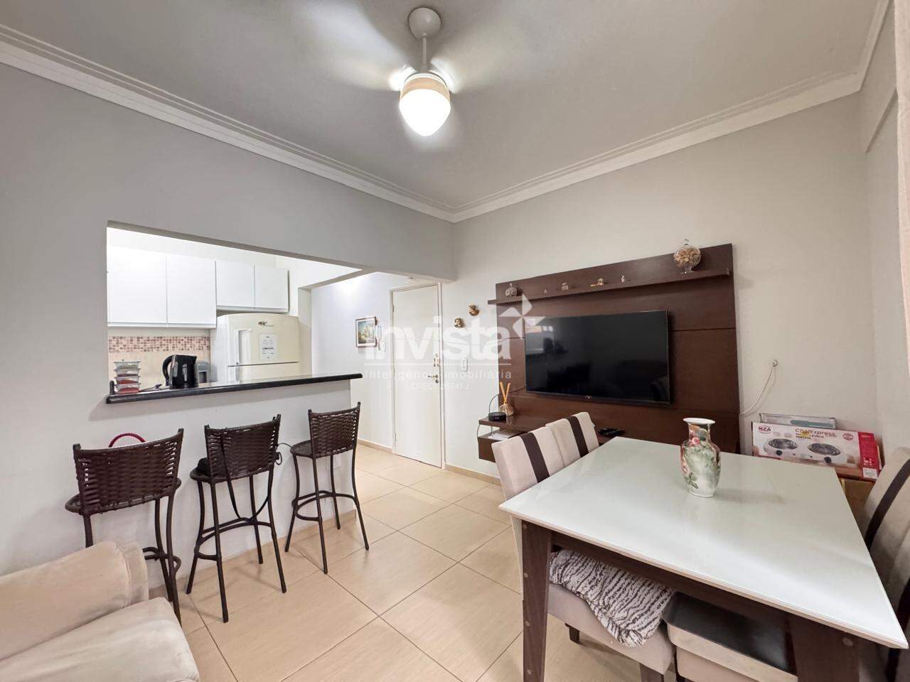 C&oacute;digo: 42175 R$ 430.000,00 Apartamento &agrave; venda em Santos-SP no bairro Boqueir&atilde;o, com 1 dormit&oacute;rio e 42m&sup2; 42 m&sup2; 1 quarto 1 vaga - Santos