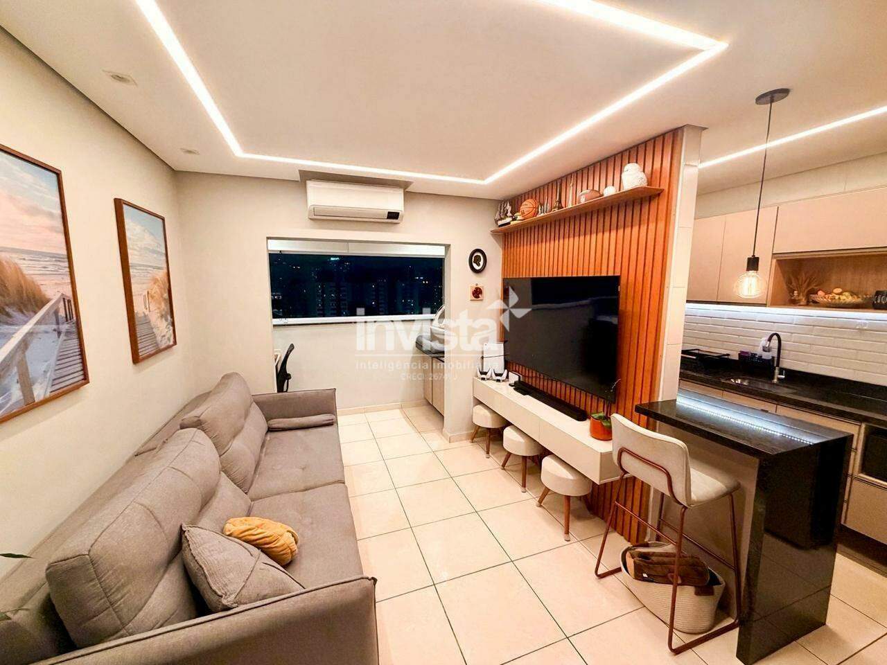 C&oacute;digo: 42189 R$ 450.000,00 Apartamento &agrave; venda em Santos-SP no bairro Macuco, com 1 dormit&oacute;rio e 42m&sup2; 42 m&sup2; 1 quarto 1 vaga - Santos