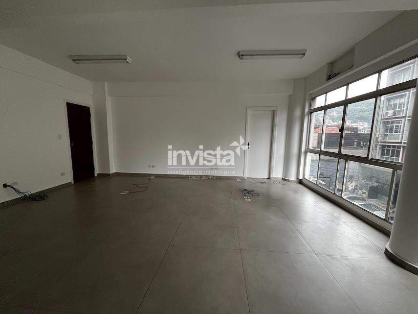Sala comercial para loca&ccedil;&atilde;o no Centro de Santos - Santos