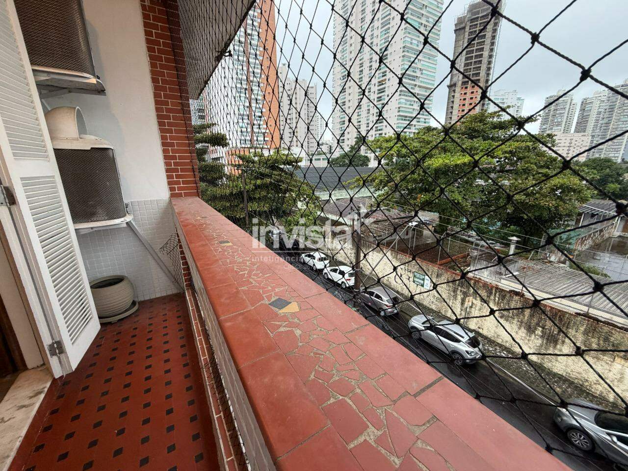 Apartamento &agrave; venda com Sacada - Santos