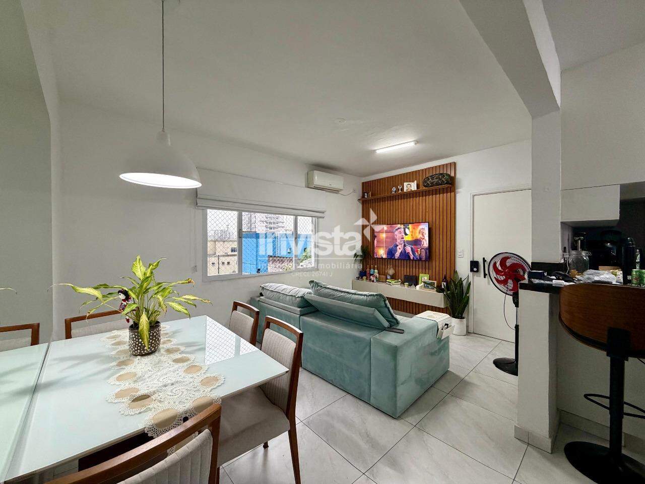 C&oacute;digo: 42229 R$ 380.000,00 Apartamento &agrave; venda em Santos-SP no bairro Vila Mathias, com 2 dormit&oacute;rios e 65m&sup2; 65 m&sup2; 2 quartos 1 vaga - Santos