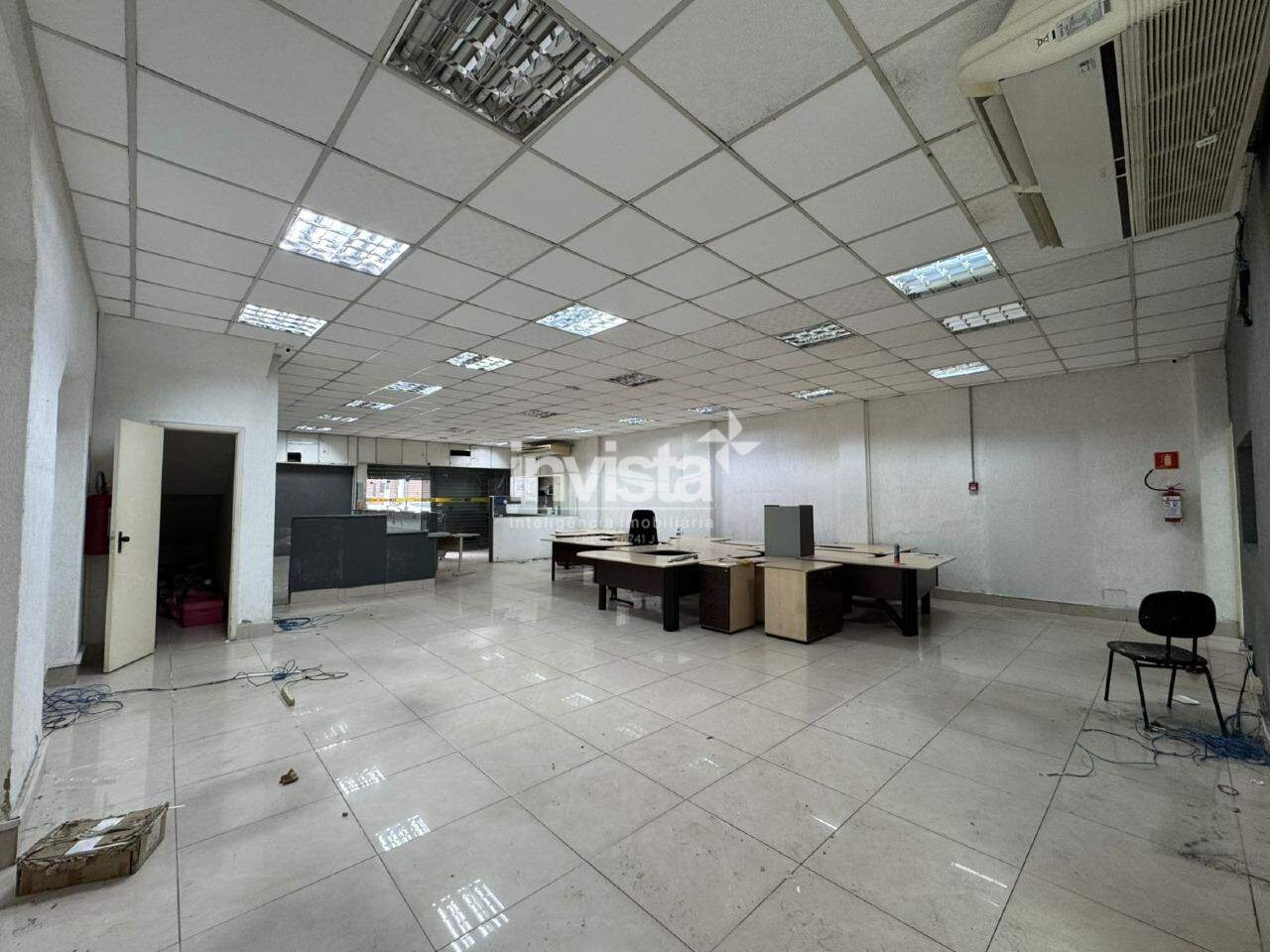 Loja / Ponto Comercial com 192m&sup2; para Alugar no Centro em Santos - Santos