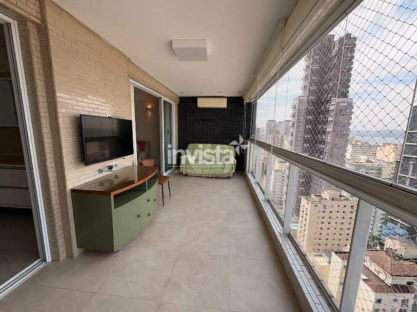 C&oacute;digo: 42276 R$ 13.000,00 Apartamento para alugar em Santos-SP no bairro Pomp&eacute;ia, com 3 dormit&oacute;rios e 177m&sup2; 177 m&sup2; 3 quartos 4 vagas - Santos