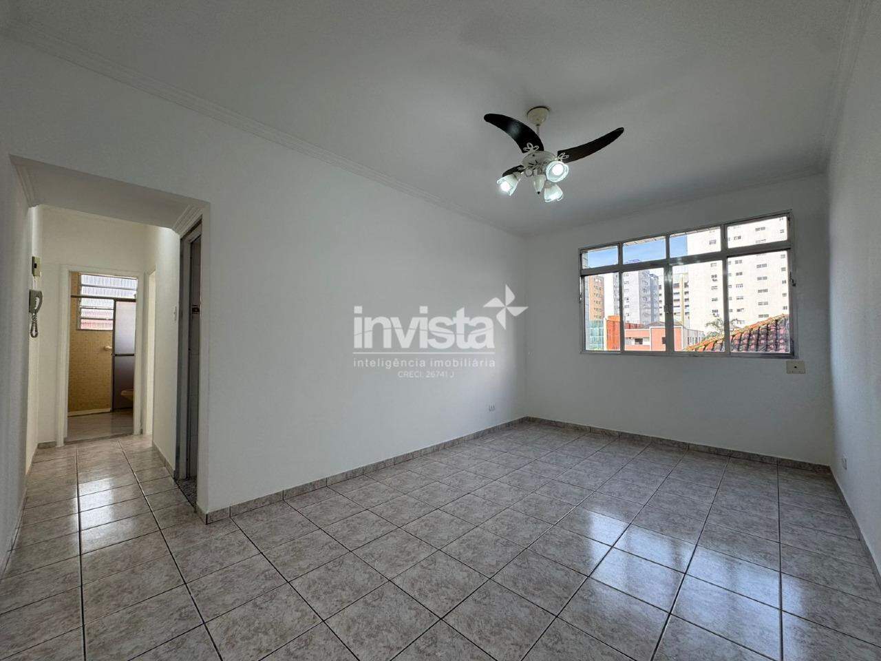 Apartamento de 1 Dormit&oacute;rios para Alugar no cora&ccedil;&atilde;o do Gonzaga em Santos - Santos