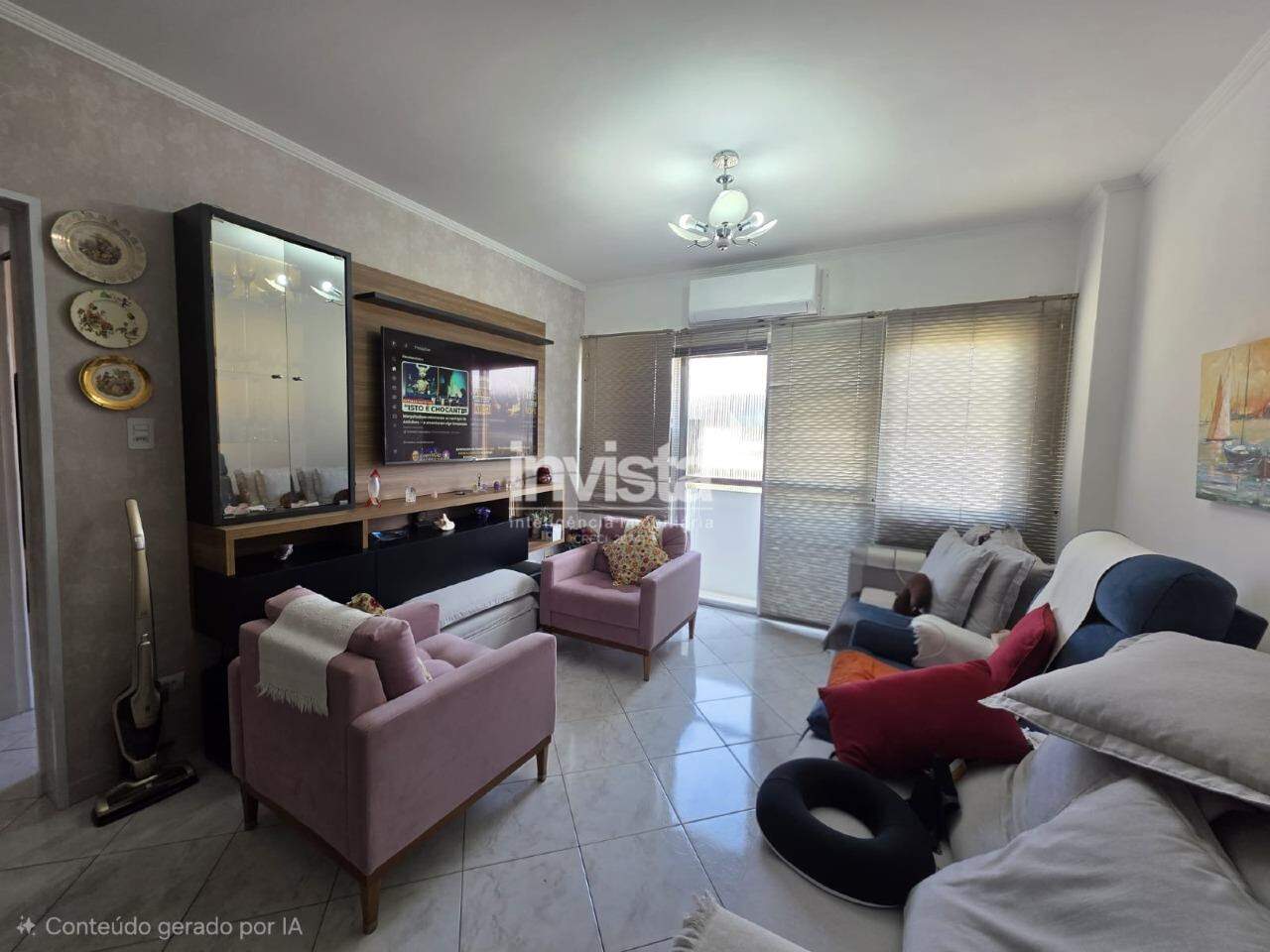 C&oacute;digo: 42309 R$ 460.000,00 Apartamento &agrave; venda em Santos-SP no bairro Vila Mathias, com 2 dormit&oacute;rios e 87m&sup2; 87 m&sup2; 2 quartos 1 vaga - Santos