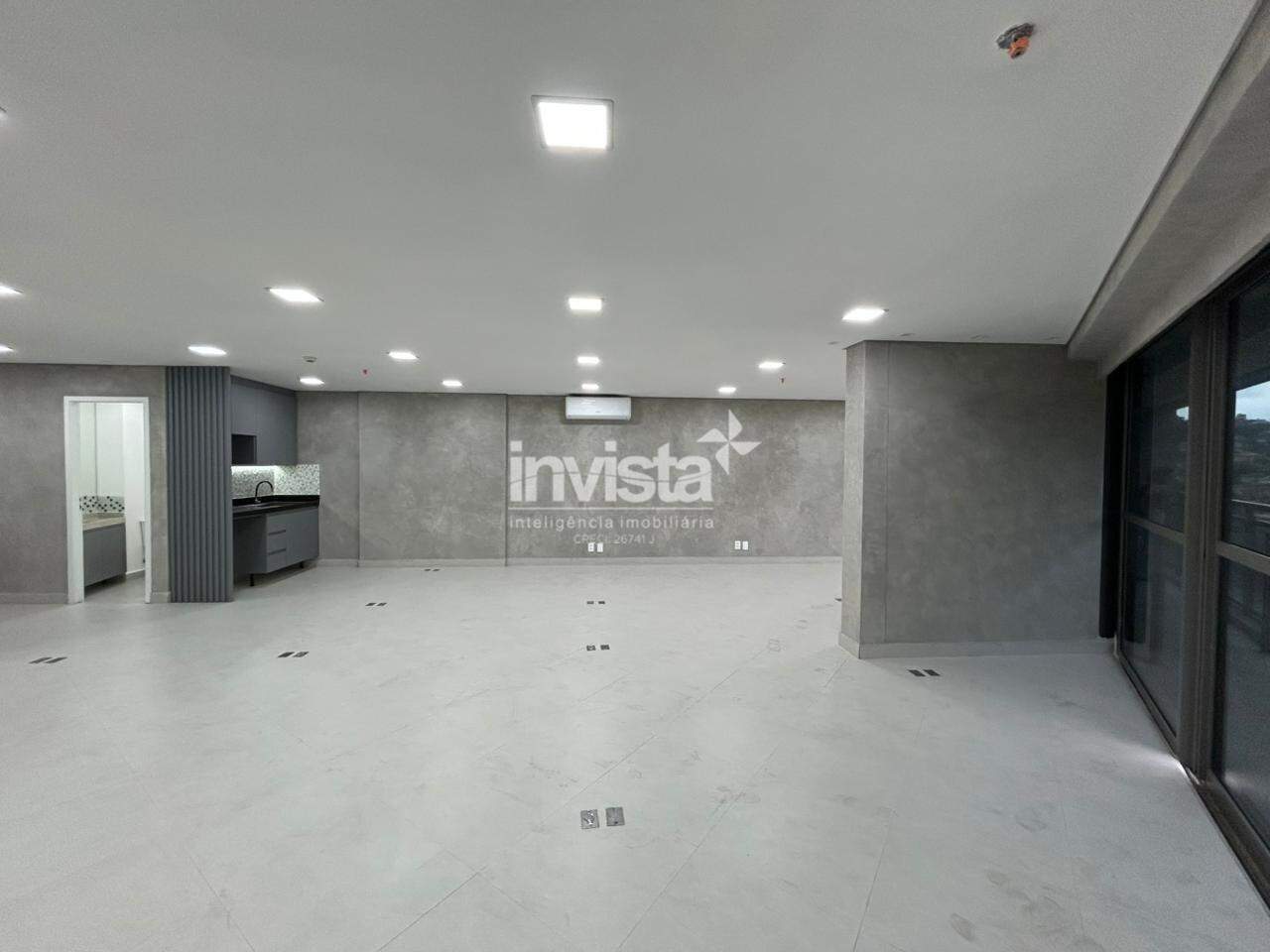 Sala Comercial moderna no Valongo - Santos