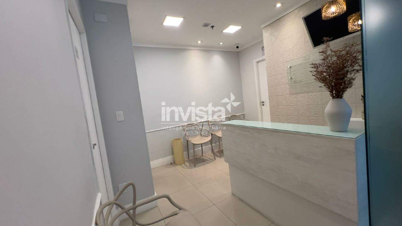 Sala comercial para alugar no bairro Gonzaga - Santos
