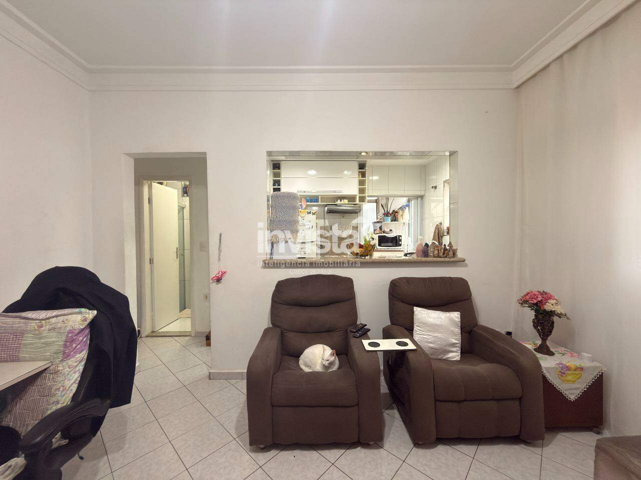 Apartamento para aluguel no bairro Aparecida - Santos
