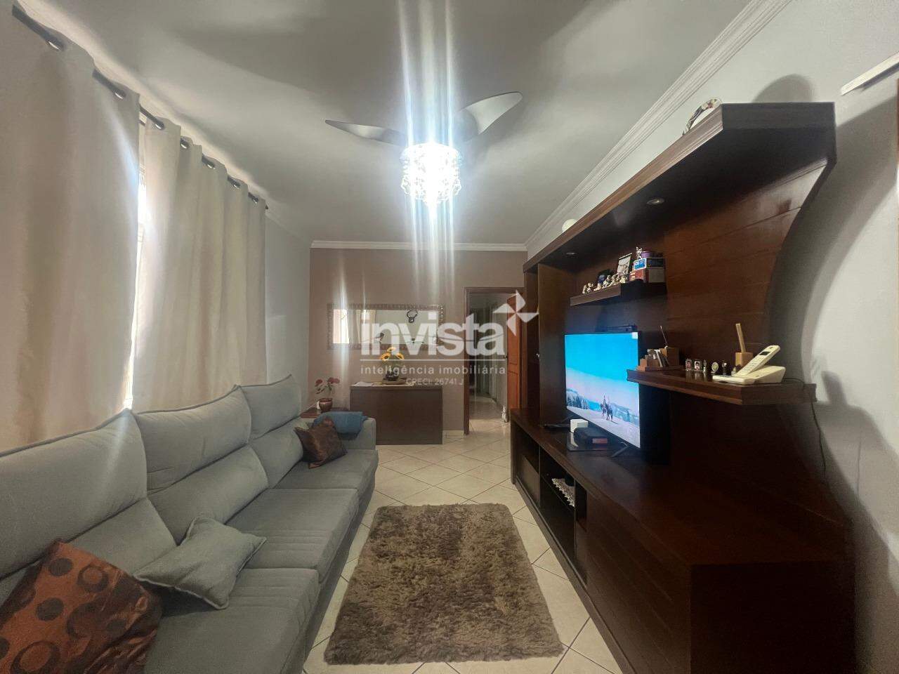 C&oacute;digo: 42398 R$ 5.000,00 Apartamento para alugar em Santos-SP no bairro Boqueir&atilde;o, com 3 dormit&oacute;rios e 135m&sup2; 135 m&sup2; 3 quartos 0 vagas - Santos