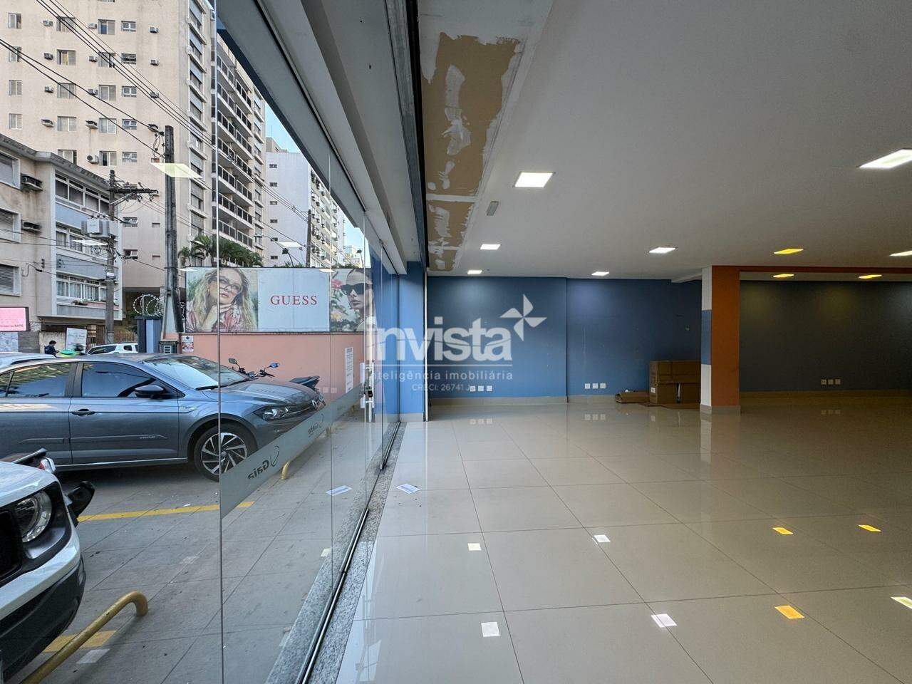 Loja | Ponto Comercial com 220 m&sup2; para Alugar no Boqueir&atilde;o em Santos - Santos