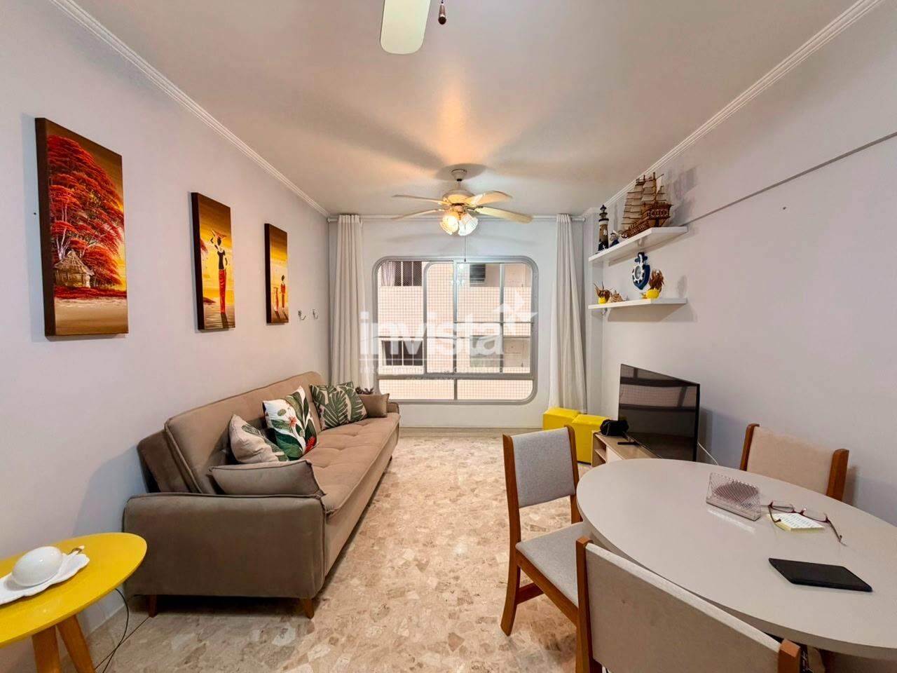 C&oacute;digo: 42493 R$ 570.000,00 Apartamento &agrave; venda em Santos-SP no bairro Ponta da Praia, com 1 dormit&oacute;rio e 57m&sup2; 57 m&sup2; 1 quarto 1 vaga - Santos