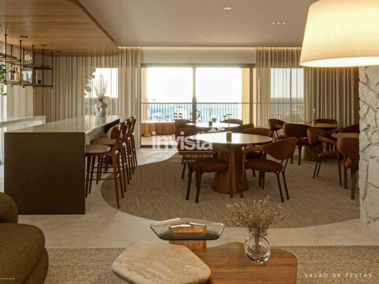 Apartamento &agrave; venda no bairro Boqueir&atilde;o - Santos