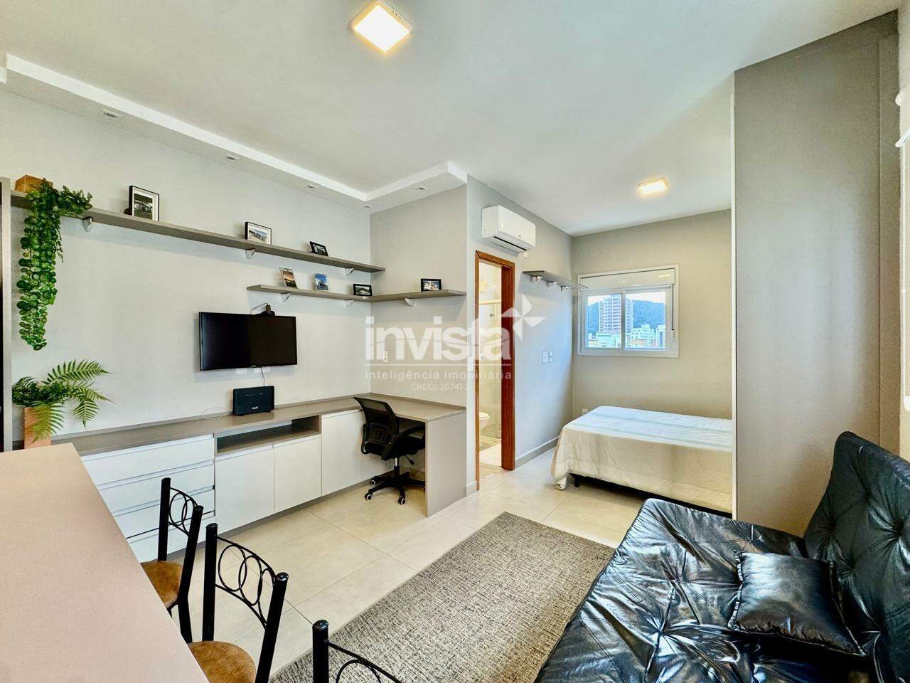 C&oacute;digo: 42499 R$ 490.000,00 Apartamento &agrave; venda em Santos-SP no bairro Jos&eacute; Menino, com 1 dormit&oacute;rio e 30m&sup2; 30 m&sup2; 1 quarto 1 vaga - Santos