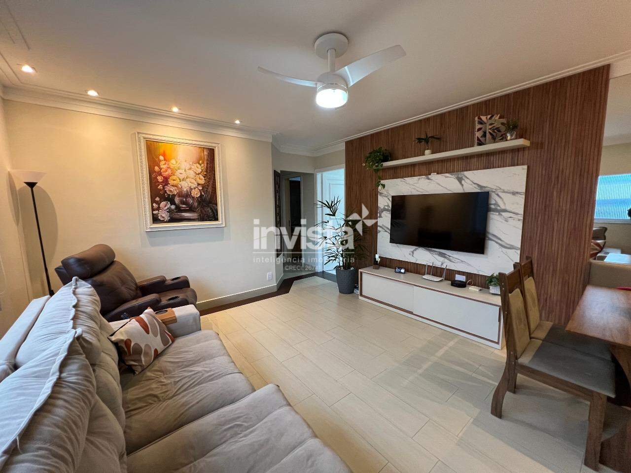 C&oacute;digo: 42515 R$ 560.000,00 Apartamento &agrave; venda em Santos-SP no bairro Boqueir&atilde;o, com 3 dormit&oacute;rios e 108m&sup2; 108 m&sup2; 3 quartos 1 vaga - Santos
