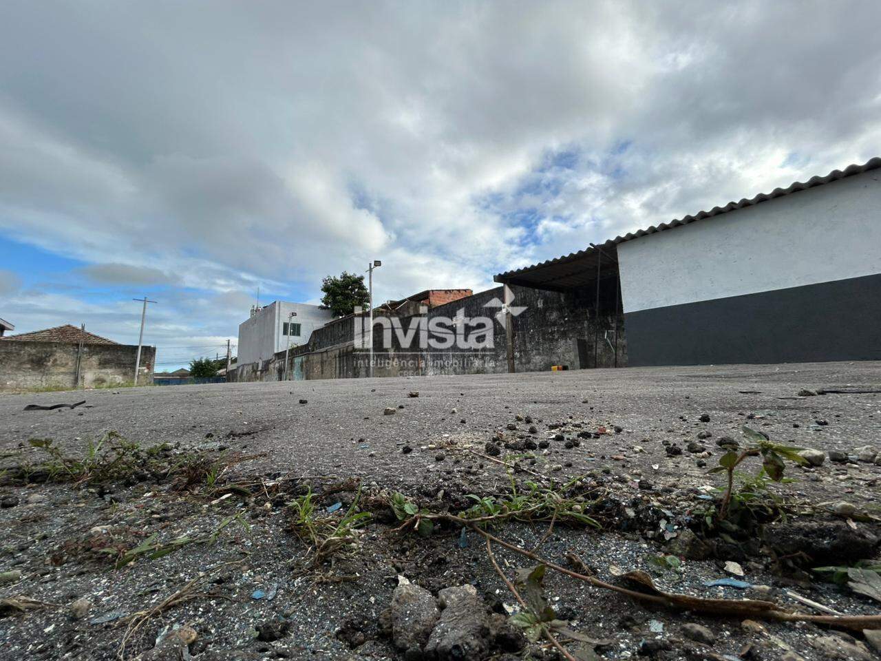 Terreno para aluguel no bairro Estu&aacute;rio - Santos