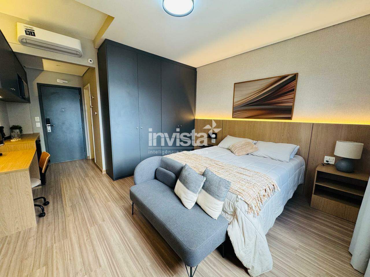 C&oacute;digo: 42576 R$ 4.000,00 Studio para alugar em Santos-SP no bairro Pomp&eacute;ia, com 1 dormit&oacute;rio e 24m&sup2; 24 m&sup2; 1 quarto 0 vagas - Santos