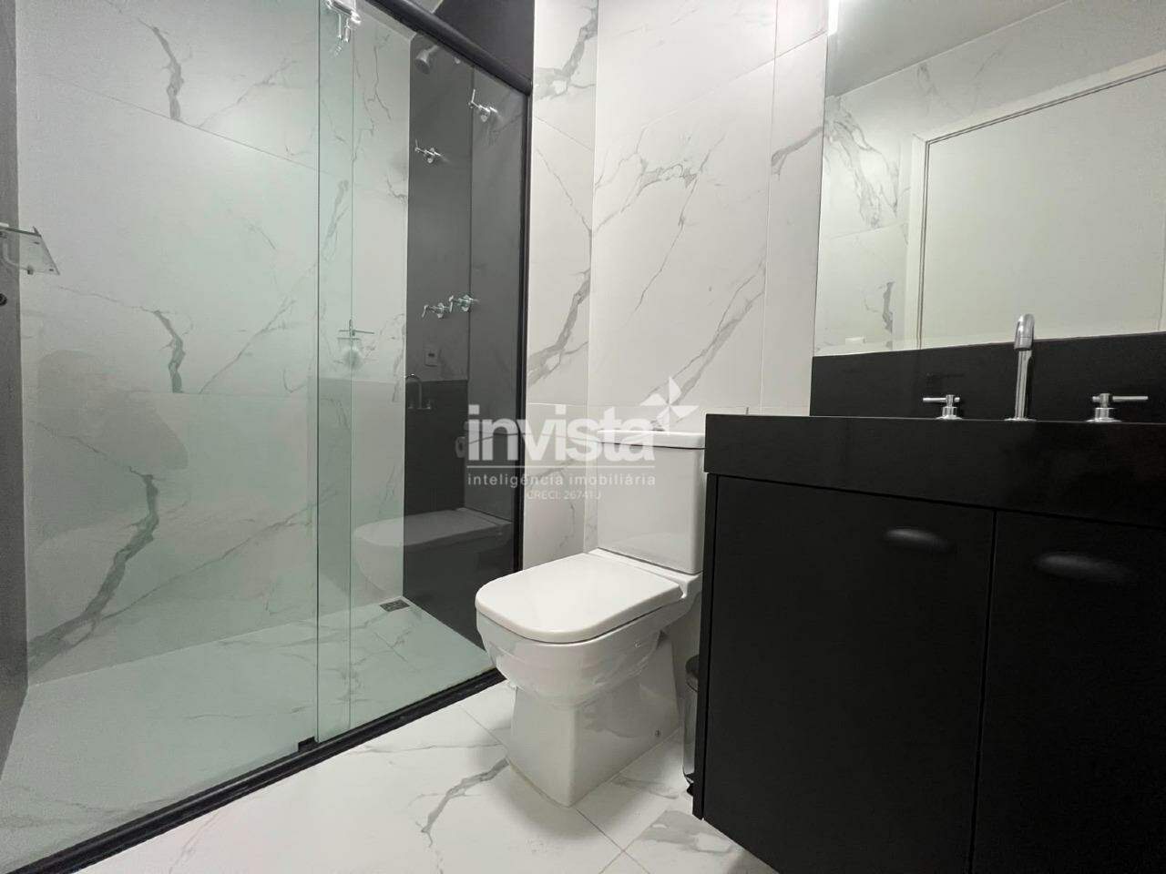 Apartamento para loca&ccedil;&atilde;o no bairro Boqueir&atilde;o - Santos