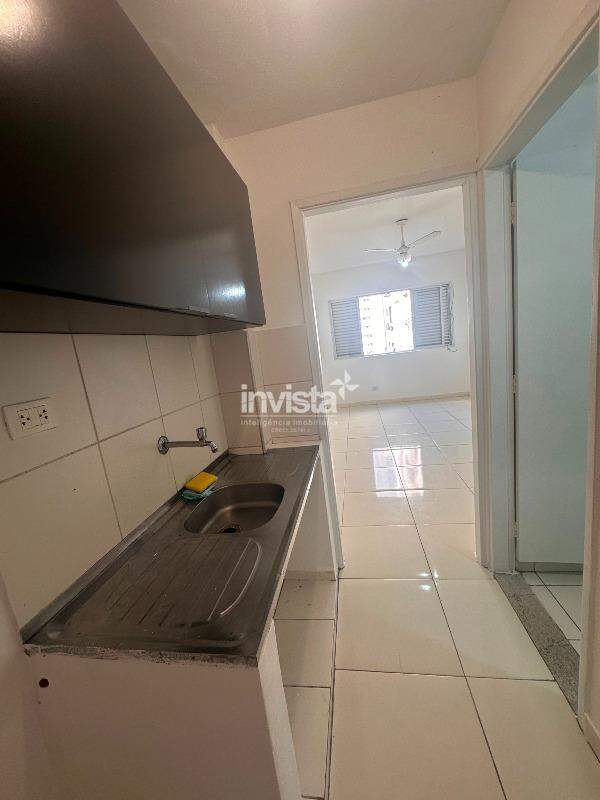 Aluguel: kitnet 40 m&sup2; -1 Vaga de garagem | Gonzaga Santos/SP - Santos