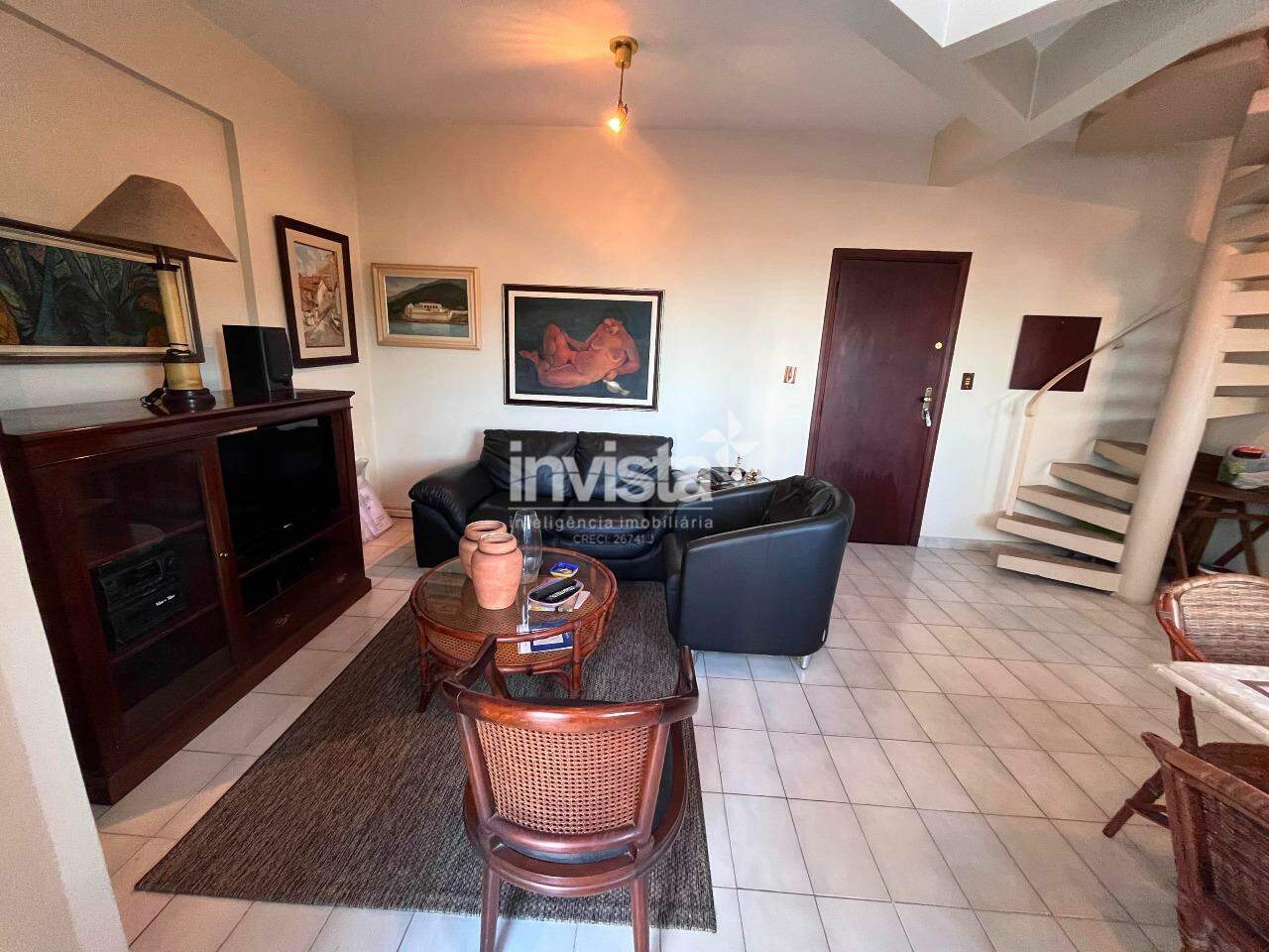 Apartamento para loca&ccedil;&atilde;o na Ponta da Praia - Santos