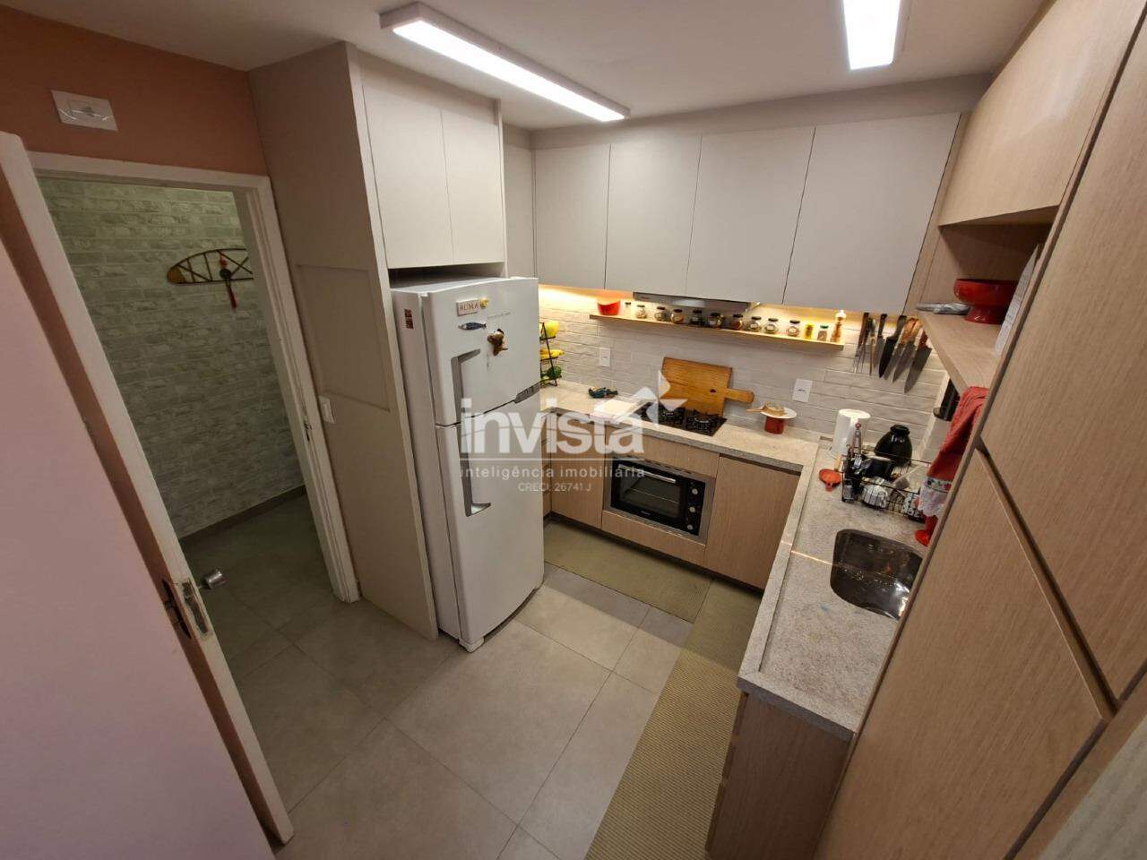 Apartamento &agrave; venda no bairro Pomp&eacute;ia - Santos