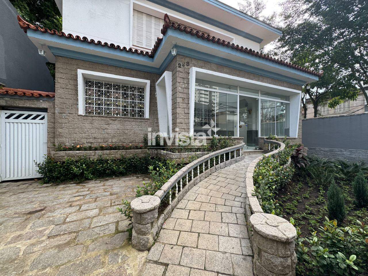 C&oacute;digo: 42703 R$ 20.000,00 Sobrado para alugar em Santos-SP no bairro Vila Mathias, com 0 dormit&oacute;rio e 336m&sup2; 336 m&sup2; 0 quartos 6 vagas - Santos