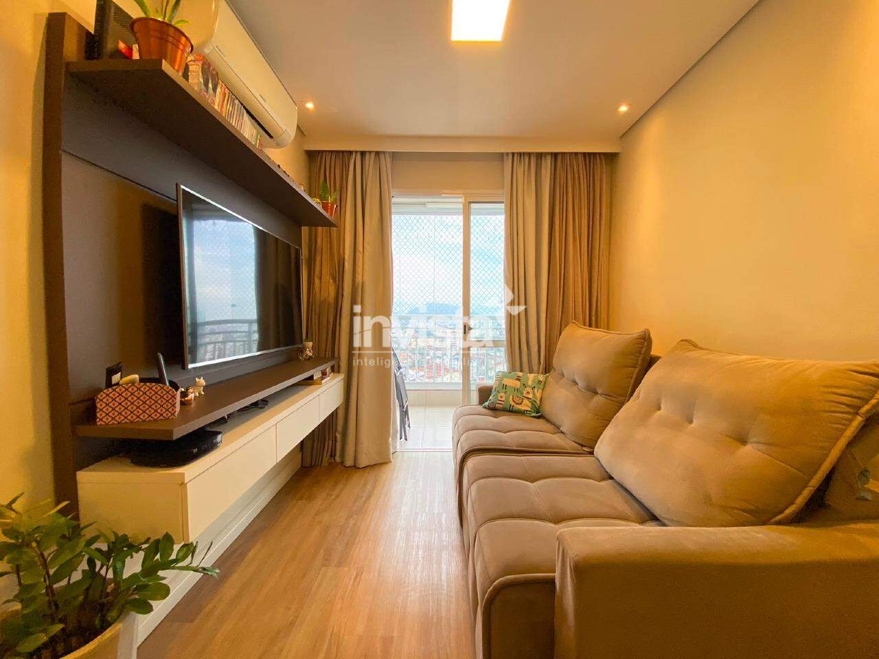 C&oacute;digo: 42724 R$ 586.000,00 Apartamento &agrave; venda em Santos-SP no bairro Marap&eacute;, com 2 dormit&oacute;rios e 64m&sup2; 64 m&sup2; 2 quartos 1 vaga - Santos