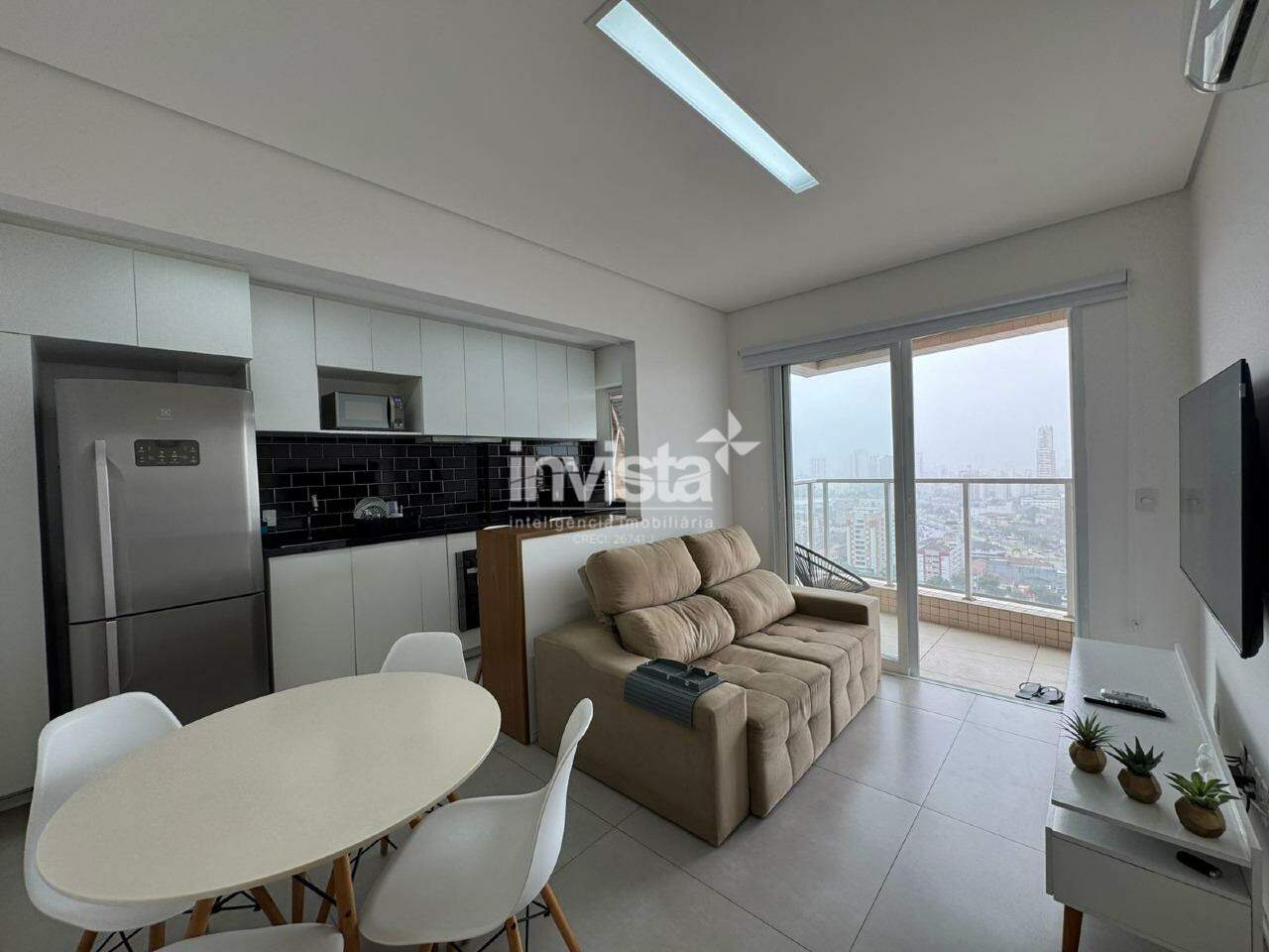 C&oacute;digo: 42784 R$ 675.000,00 Apartamento &agrave; venda em Santos-SP no bairro Campo Grande, com 1 dormit&oacute;rio e 40m&sup2; 40 m&sup2; 1 quarto 1 vaga - Santos