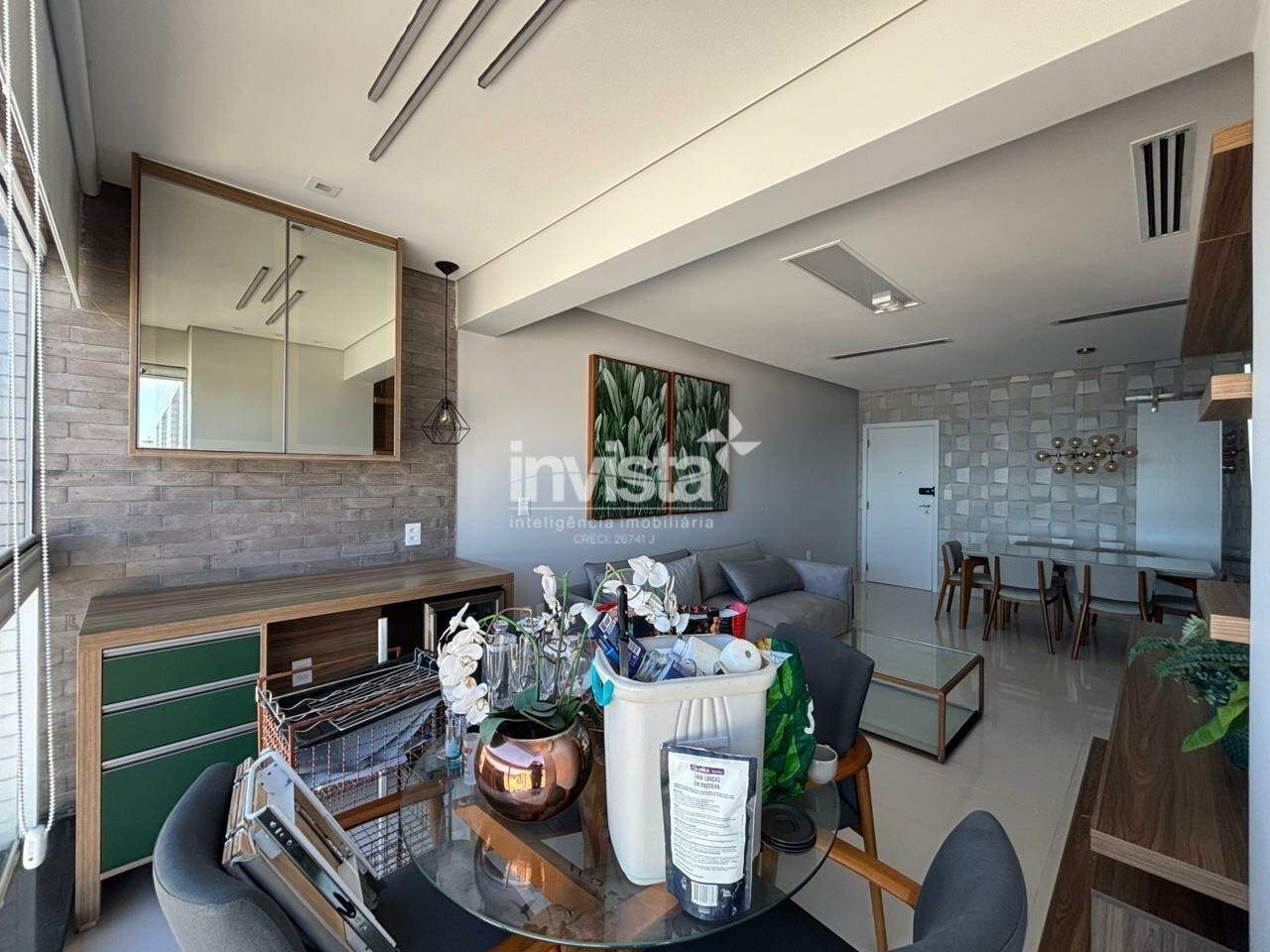 Apartamento de 3 Quartos Mobiliado e Vista Mar no Embar&eacute;! - Santos