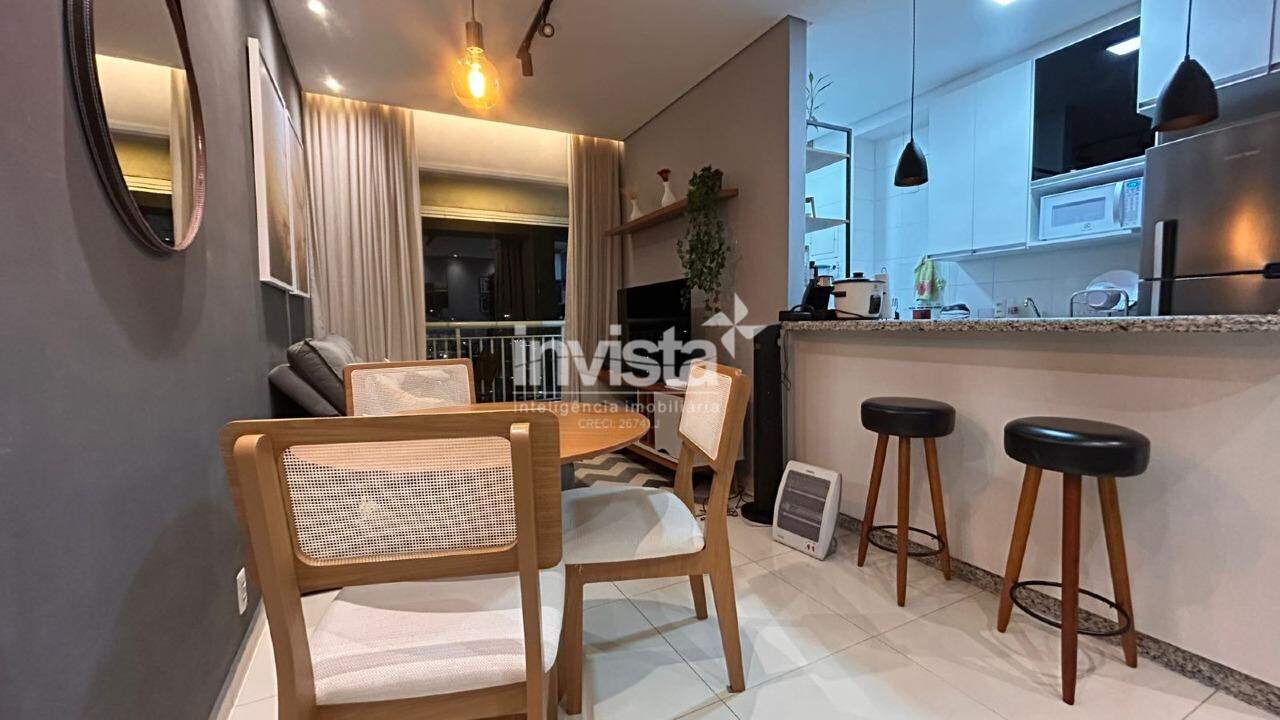 APARTAMENTO MOBILIADO E BEM DECORADO PARA LOCA&Ccedil;&Atilde;O - Santos