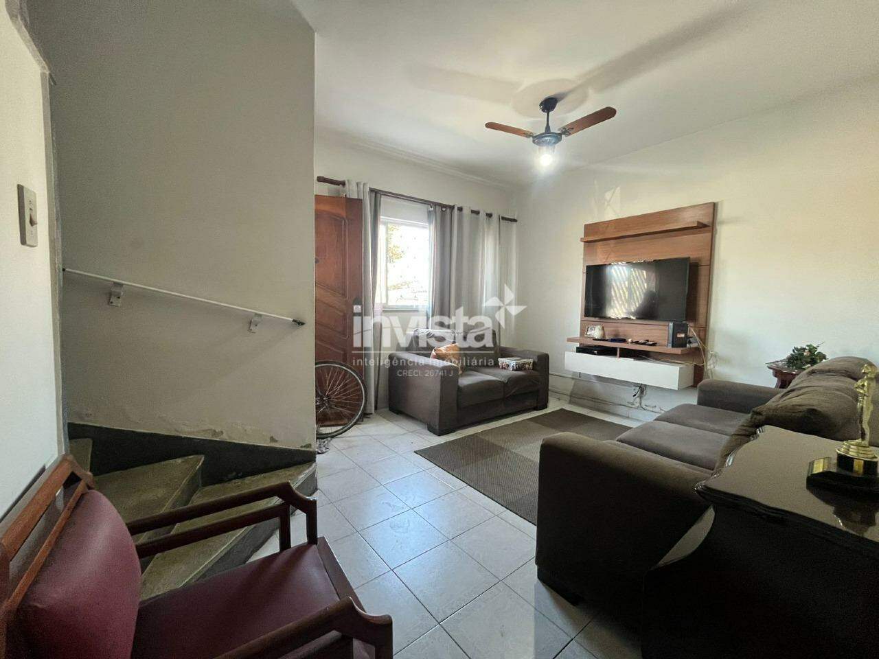 C&oacute;digo: 42864 R$ 4.000,00 Sobrado para alugar em Santos-SP no bairro Estu&aacute;rio, com 2 dormit&oacute;rios e 120m&sup2; 120 m&sup2; 2 quartos 0 vagas - Santos