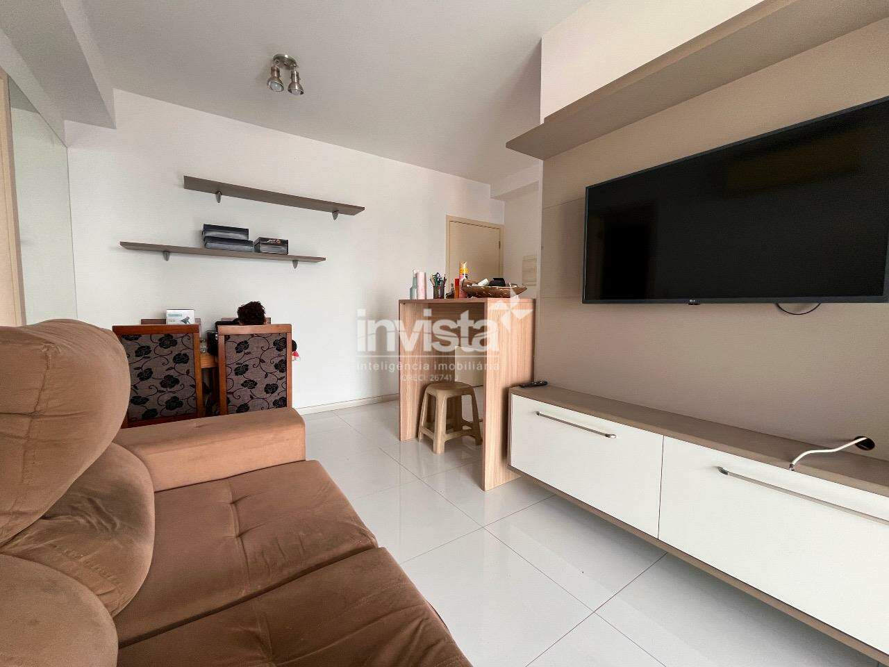 C&oacute;digo: 42960 R$ 675.000,00 Apartamento &agrave; venda em Santos-SP no bairro Ponta da Praia, com 1 dormit&oacute;rio e 49m&sup2; 49 m&sup2; 1 quarto 1 vaga - Santos
