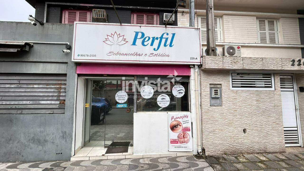 C&oacute;digo: 42970 R$ 3.300,00 Loja para alugar em Santos-SP no bairro Aparecida, com 0 dormit&oacute;rio e 70m&sup2; 70 m&sup2; 0 quartos 0 vagas - Santos