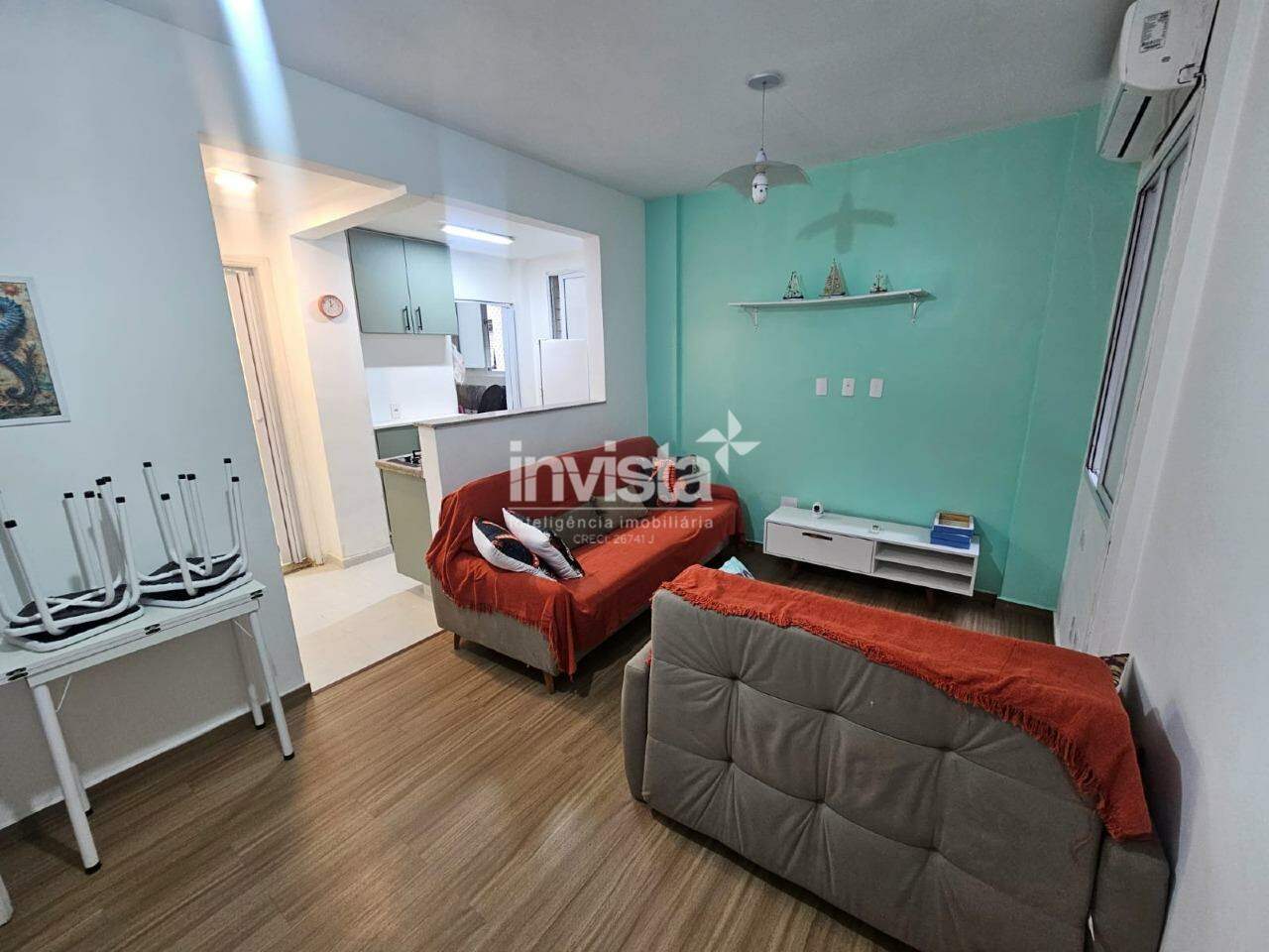 C&oacute;digo: 42972 R$ 335.000,00 Apartamento &agrave; venda em Santos-SP no bairro Gonzaga, com 1 dormit&oacute;rio e 25m&sup2; 25 m&sup2; 1 quarto 1 vaga - Santos
