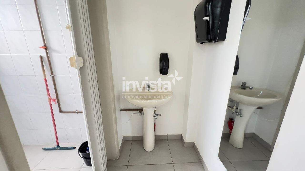Sala comercial para alugar no bairro Encruzilhada - Santos
