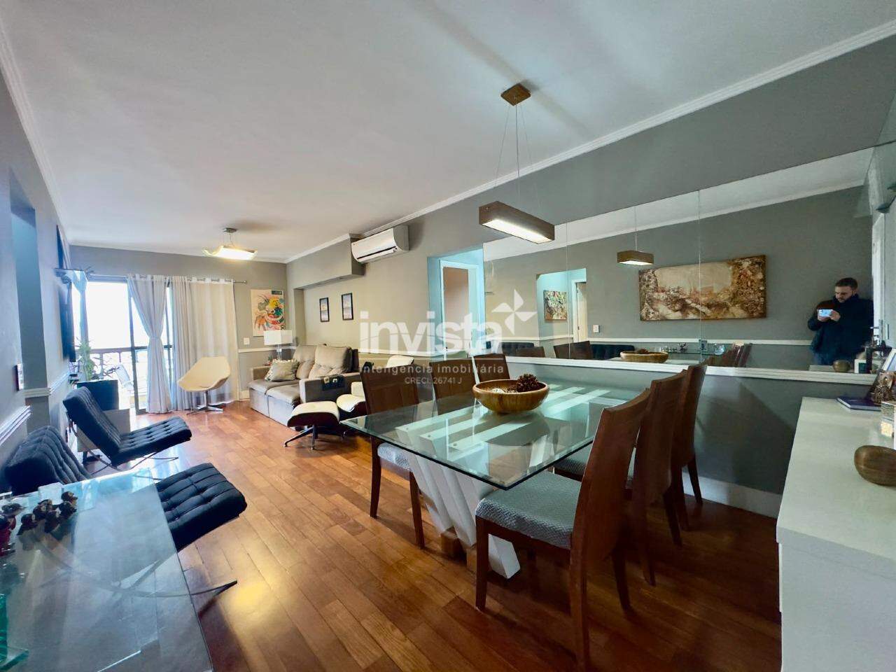 C&oacute;digo: 43009 R$ 1.280.000,00 Apartamento &agrave; venda em Santos-SP no bairro Ponta da Praia, com 3 dormit&oacute;rios e 128m&sup2; 128 m&sup2; 3 quartos 2 vagas - Santos