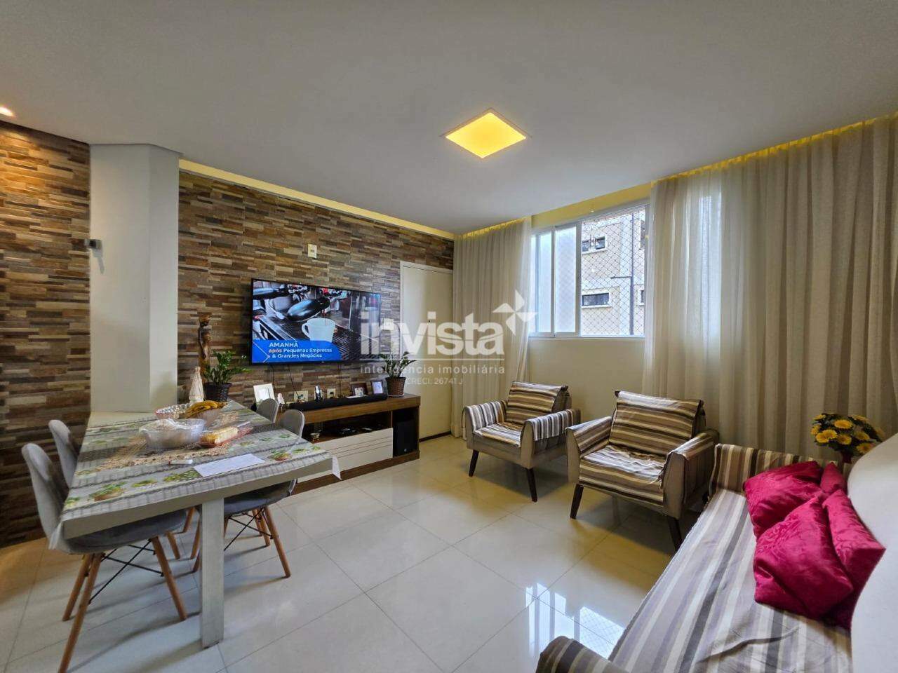 C&oacute;digo: 43012 R$ 459.000,00 Apartamento &agrave; venda em Santos-SP no bairro Encruzilhada, com 2 dormit&oacute;rios e 72m&sup2; 72 m&sup2; 2 quartos 1 vaga - Santos